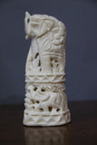 Camel bone carved elephant sculpture-camel bone carving-D.LUFFY