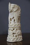 Camel bone carved elephant sculpture-camel bone carving-D.LUFFY