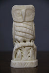 Camel bone carved owl sculpture-camel bone carving-D.LUFFY