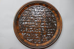 Wooden carved circular ayat ul kursi house decoration-wooden carved house decoration-D.LUFFY