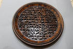 Wooden carved circular ayat ul kursi house decoration-wooden carved house decoration-D.LUFFY