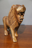 Wooden carved Lion sculpture-wooden carved animal-D.LUFFY