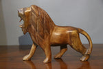 Wooden carved Lion sculpture-wooden carved animal-D.LUFFY