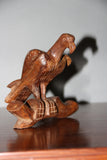 Wooden carved eagle sculpture-wooden carved animal-D.LUFFY