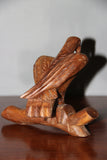 Wooden carved eagle sculpture-wooden carved animal-D.LUFFY