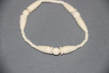 camel bone handmade carving bracelet with 3 spheres-camel bone carved jewelry-D.LUFFY