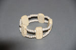 camel bone hand made carving bracelet with 2 layers-camel bone carved jewelry-D.LUFFY