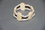 camel bone hand made carving bracelet with 2 layers-camel bone carved jewelry-D.LUFFY