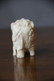 camel bone carved elephant sculpture small 5 cm-camel bone carving-D.LUFFY