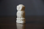 camel bone carved small owl sculpture 5 cm-camel bone carving-D.LUFFY