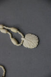 camel bone handmade carving necklace with leaf design-camel bone carved jewelry-D.LUFFY