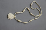 camel bone handmade carving necklace with flower design-camel bone carved jewelry-D.LUFFY